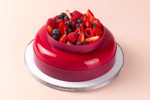 Торт Боншанс красный