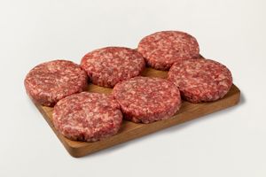 Котлеты для бургеров из говядины 6 шт